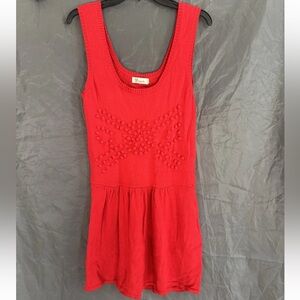Anthropologie Aryeh Angora Blend Bow Sleeveless Sweater Mini Dress Medium